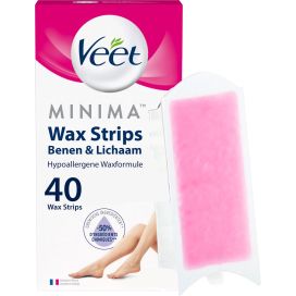 VEET MINIMA WASSTRIP BENEN     40ST