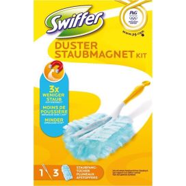 SWIFFER DUSTER KIT - AFSTOFFER + 3