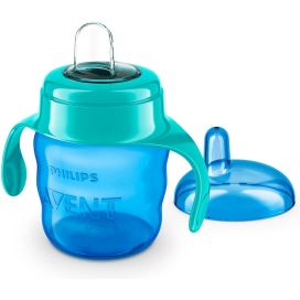 AVENT TUITBEKER 200ML 6M+ BLAUW