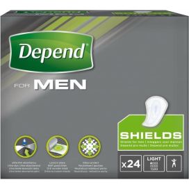 DEPEND SHIELDS FOR MEN 1589    24st