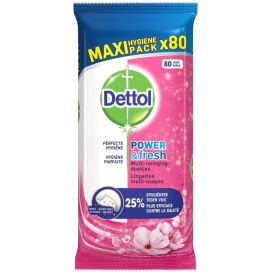 DETTOL DOEKJES MULTI P&F KERS  80st