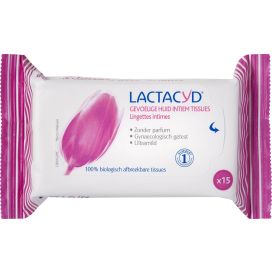 LACTACYD TISSUE GEVOELIGE HUID 15st