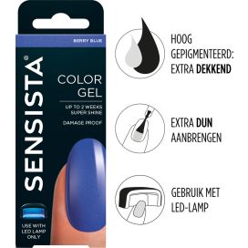 SENSISTA COLOR GEL BERRY BLUE#7.5ml