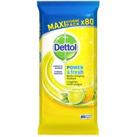 DETTOL DOEKJES MULTI P&F CITR  80ST