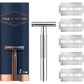 KING C GILLETTE DOUBLE EDGE RAZ5 ST