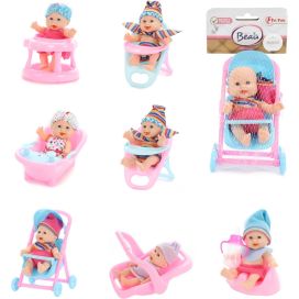 BEAU MINI BABYPOP 12CM -ZITTEND IN