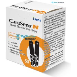 CARESENS N GLUCOSE TESTSTRIPS  50st