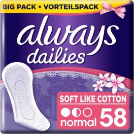 ALWAYS INLEGKRUISJES DAILIES C58 ST