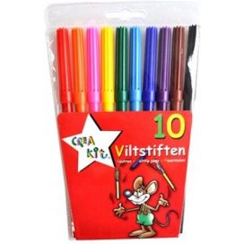 VILTSTIFTEN CREA-KIT 10 STUKS