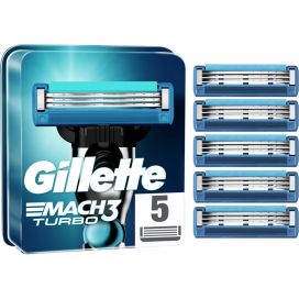 GILLETTE MACH3 TURBO MESJES    5 ST