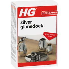 HG ZILVER GLANSDOEK            1 ST