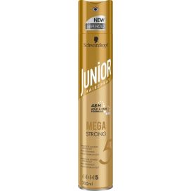 JUNIOR HAIRSPRAY MEGA STRONG  300ML