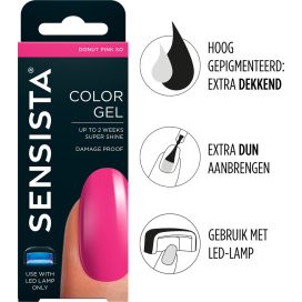 SENSISTA COLOR GEL DONUT PINK7,5 ML