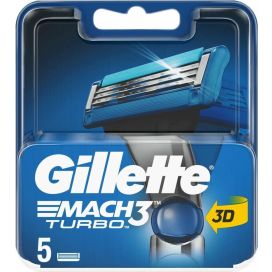 GILLETTE MACH3 TURBO 3D MESJES 5 ST