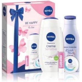 GESCHENK NIVEA BE HAPPY SET