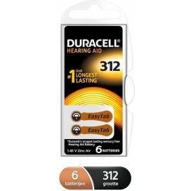 DURACELL GEHOORBATTERIJ ZINC-AI6 ST