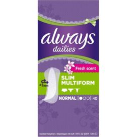 ALWAYS DAILIES INLEG SLIM MULTIFORM