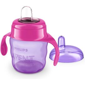 AVENT TUITBEKER 200ML 6M+ ROZE/PAAR