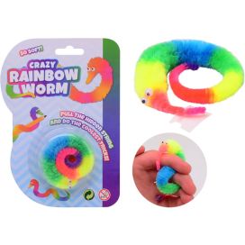 GEKKE REGENBOOG WORM OP KAART