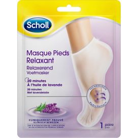 SCHOLL VOETMASKER LAVENDEL    1paar