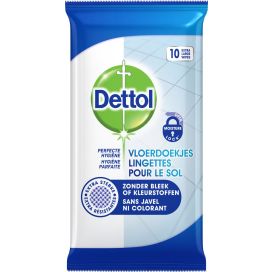 DETTOL VLOERDOEKJES CLEANSER  10 ST