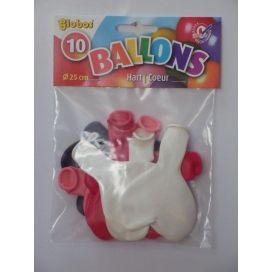 ZAKJES HARTBALLONS 10ST