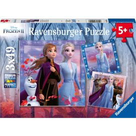 PUZZEL 3X49 STUKJES FROZEN 2