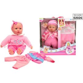 CADEAUSET BABYPOP 40CM INC KLEDING