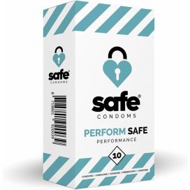 SAFE PERFORMANCE CONDOOMS     10 ST