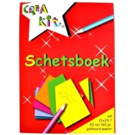 DIGI SCHETSBOEK A4 20/ 160GR GEKL C