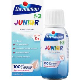 DAVITAMON JUNIOR 1+ FRAMBOOS  100ml